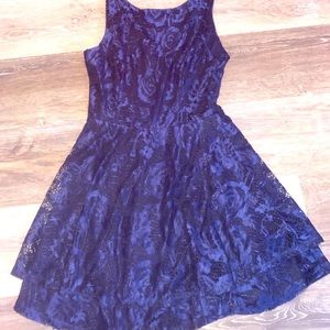 Navy maxi dress